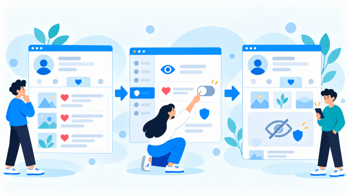 Xプレミアムでプロフィールページのいいねを非表示にする